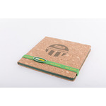 Square cork cover notebook