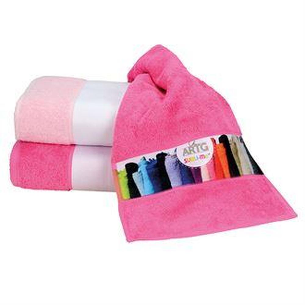 Colourful Towel with Printed Border