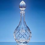 1ltr Lead Crystal Panelled Wine Decanter