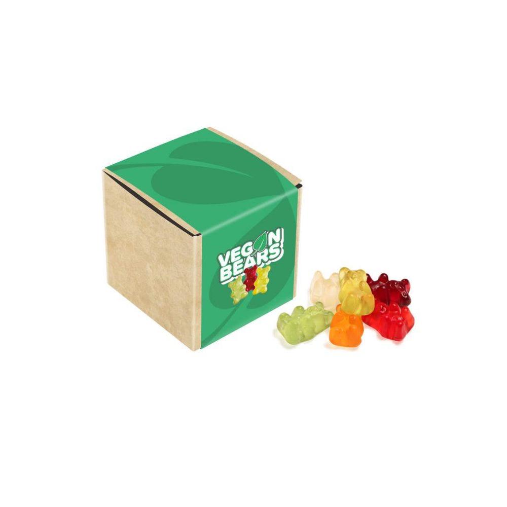 Kalfany Vegan Bears Eco Kraft Cube