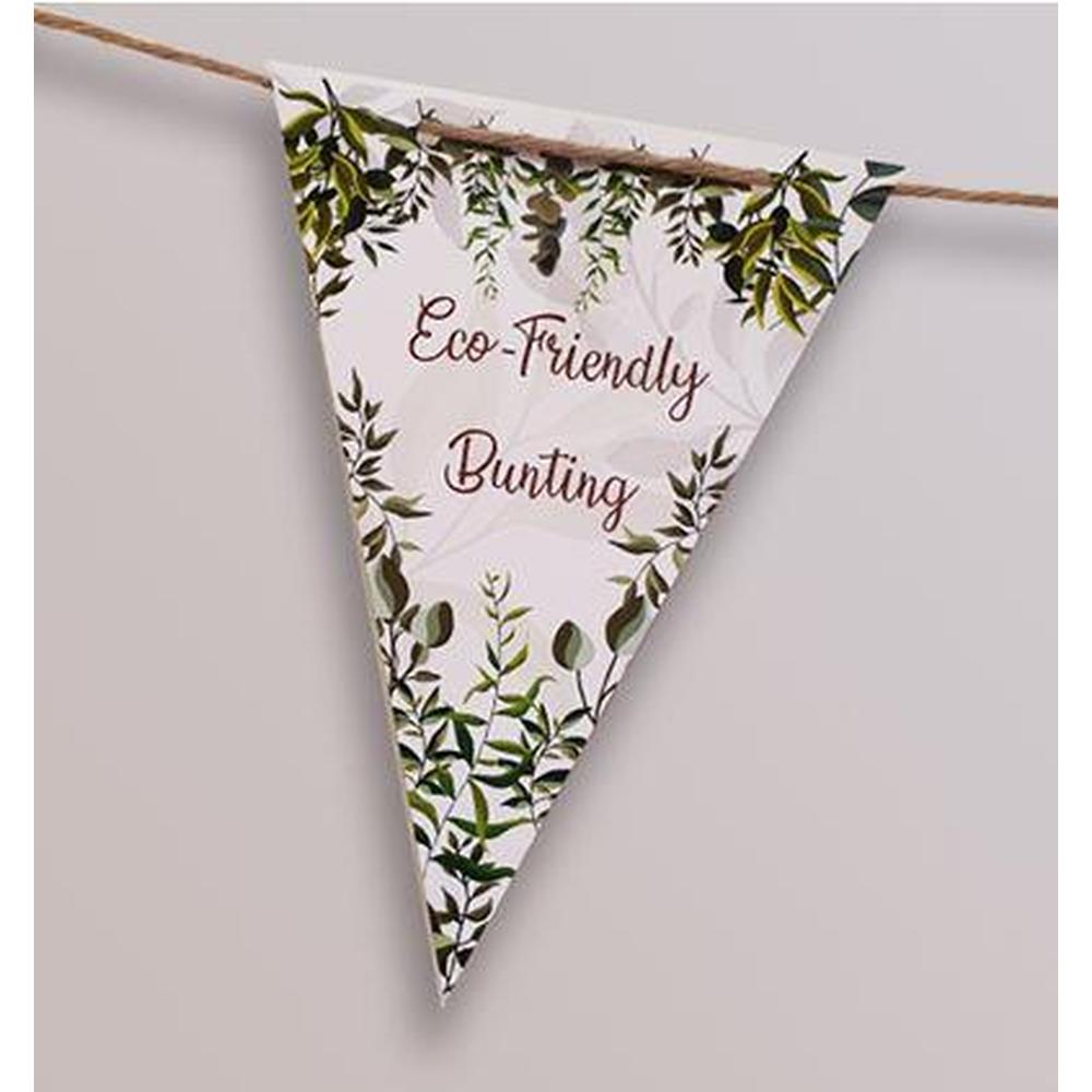 Eco Friendly Threaded Wool & Paper Promotional Bunting