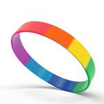 Rainbow Silicon Wristband