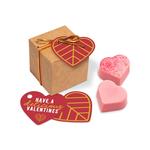 Eco Kraft Cube - Raspberry Heart Truffles