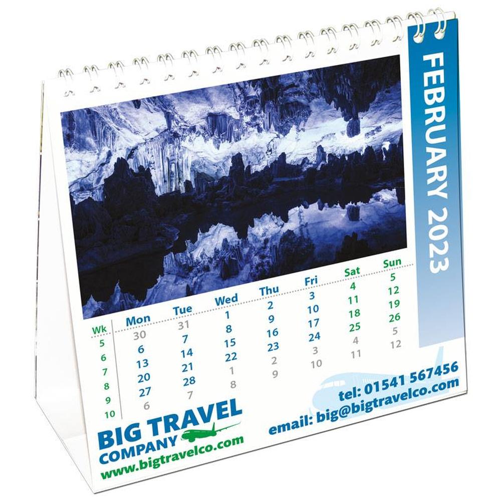 Easel Desk Square Calendar