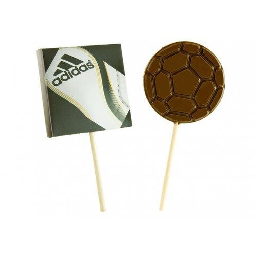 Football Lollipops 60mm in Cardboard Box