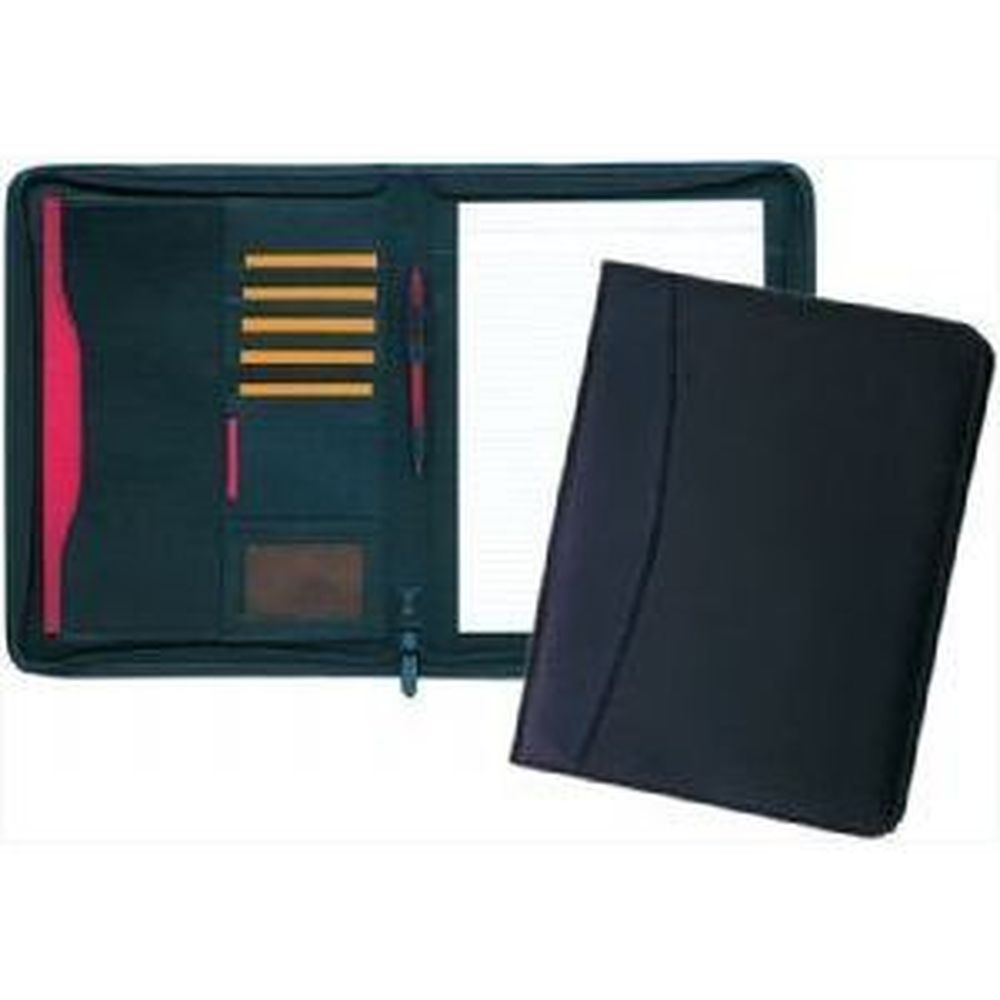 Two Tone Zipped Conference Folder