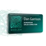 Personalised Full Colour Dome Finish Metal Name Badge