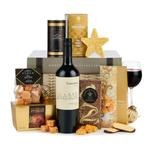 The Sparkle Christmas Hamper With Red Wine