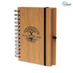 B6 Spiral Bamboo Notebook