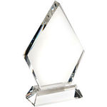 Optical Crystal Diamond Trophy