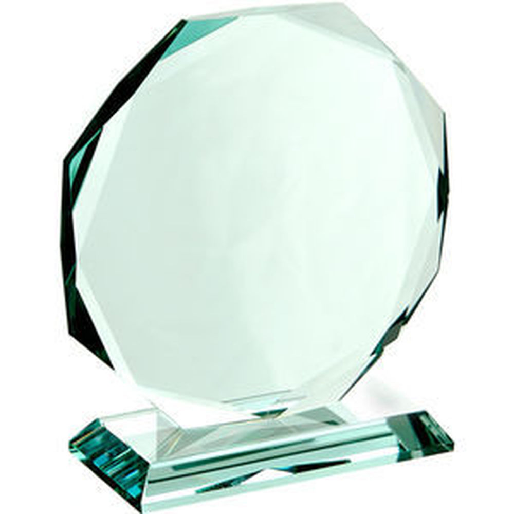 Medium Jade Green Octagon Award