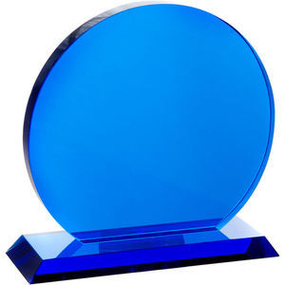 Large Blue Trophy Circle