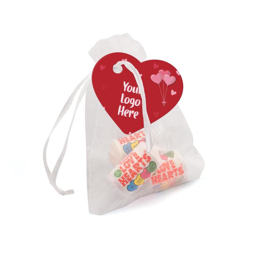 Organza Bag - Love Hearts