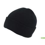 Recycled Polyester Knitted Beanie with Turn-up