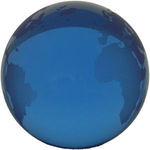 Blue Tint Crystal Globe