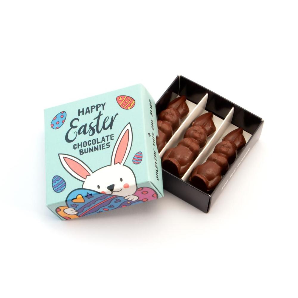 Eco Treat Box - Chocolate Bunnies