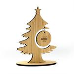 Table Top Christmas Tree With Bamboo Bauble