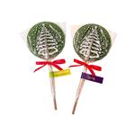 Round Lollipop With Christmas Tree