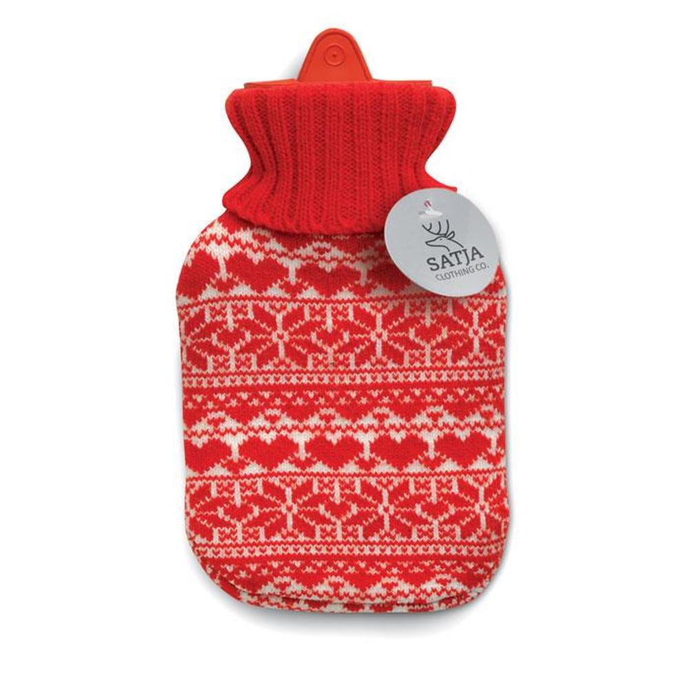Hot Water Bottle with Printed Tag