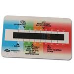 Rectangle Thermometer Card
