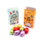 Eco Carton - Hollow Chocolate Eggs - x8