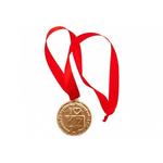 Chocolate Medals 66mm with Ribbon