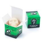 Eco Mini Cube Box - White Chocolate Skulls - x1