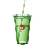 Insulated Tumbler and Straw