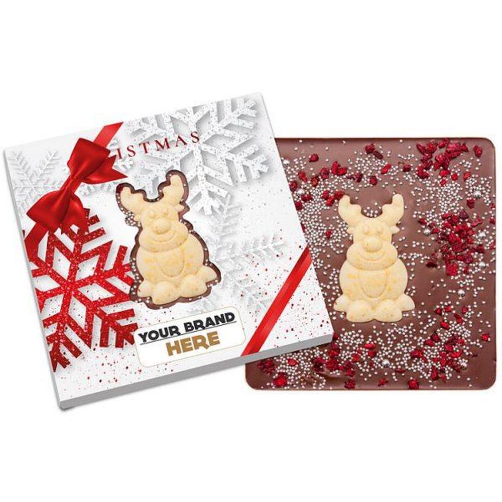Decorated Chocolate With Reindeer