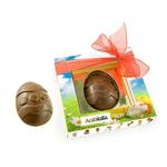 Chocolate Egg with Ribbon