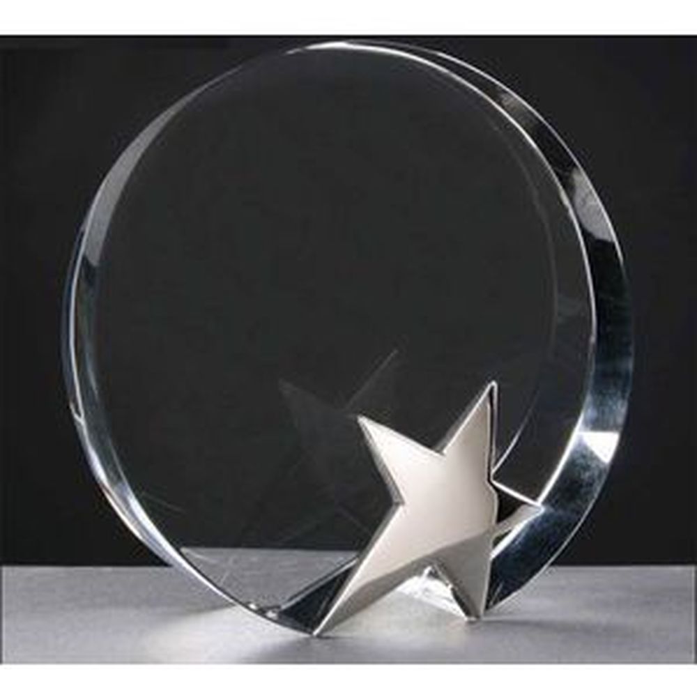 Round Crystal Award