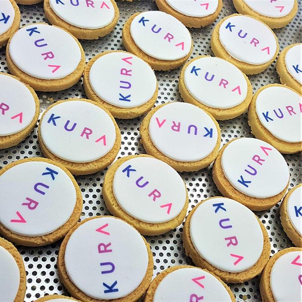 Shortbread Biscuit with Branded Icing 5cm