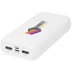 Electro 20.000 mAh Recycled Plastic Power Bank - White