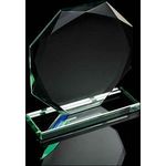 Budget Jade Green Octagan Award 120mm High
