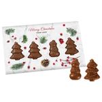 Christmas Card With Christmas Trees